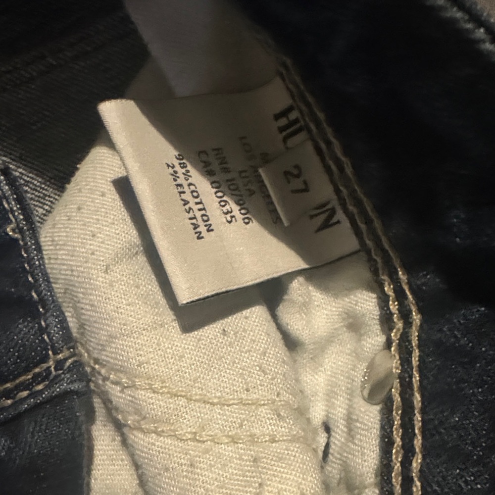 Hudson Jeans Dark Blue Straight Leg Women's Denim great condition - Picture 2 of 8